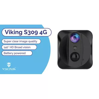 Viking S309 4G/1080P mini kamera/nočni vid/senzor gibanja/2500mAh/mobilna aplikacija Viking S309 4G/1080P mini kamera/nočni vid/senzor gibanja/2500mAh/mobilna aplikacija