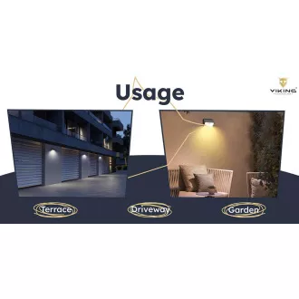 Zunanja sončna LED luč Viking SR11/1000lm / na sončno energijo /3000K   4000K (topla in dnevna bela)