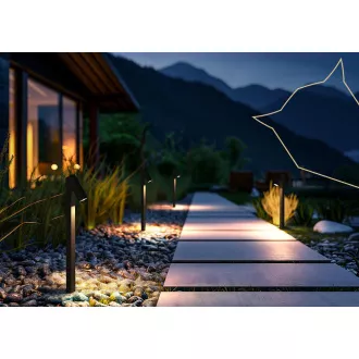 Zunanja sončna LED luč Viking SR15L/500lm / sončni pogon / 3000K (topla bela)/ 4 načini