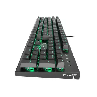 Genesis Gaming mehanska tipkovnica THOR 300/RGB/Outemu Blue/Wireless USB/US layout/Black Genesis Gaming mehanska tipkovnica THOR 300/RGB/Outemu Blue/Wireless USB/US layout/Black