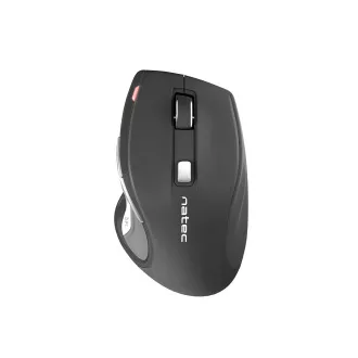 Natec optična miška JAGUAR/2400 DPI/Ergonomska/Blue Track/Desnoročna/Wireless USB/črna Natec optična miška JAGUAR/2400 DPI/Ergonomska/Blue Track/Desnoročna/Wireless USB/črna