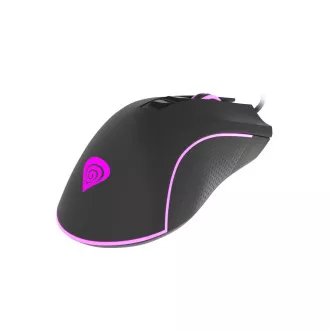 Gaming miška Genesis KRYPTON 770/RGB/Herring/Optical/Desničarka/6,000 DPI/Wireless USB/Black