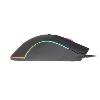 Gaming miška Genesis KRYPTON 770/RGB/Herring/Optical/Desničarka/6,000 DPI/Wireless USB/Black