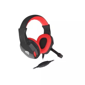 Gaming stereo slušalke Genesis Argon 110, črno-rdeče, 2x jack