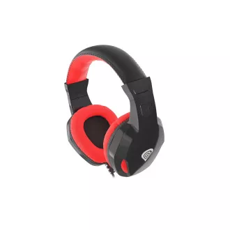 Gaming stereo slušalke Genesis Argon 110, črno-rdeče, 2x jack