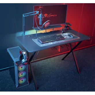 Genesis Holm 300 RGB - igralna miza z RGB osvetlitvijo, 3xUSB 3.0, brezžični mobilni polnilnik Genesis Holm 300 RGB - igralna miza z RGB osvetlitvijo, 3xUSB 3.0, brezžični mobilni polnilnik