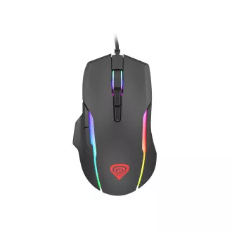 Genesis Gaming optična miška XENON 220 G2/RGB/Herring/Optična/Desnoročna/12 400 DPI/Wireless USB/črna Genesis Gaming optična miška XENON 220 G2/RGB/Herring/Optična/Desnoročna/12 400 DPI/Wireless USB/črna