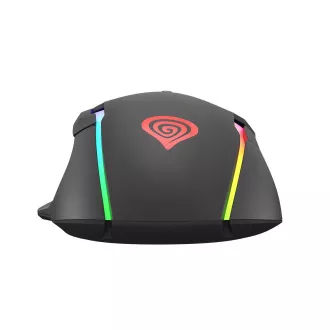 Genesis Gaming optična miška XENON 220 G2/RGB/Herring/Optična/Desnoročna/12 400 DPI/Wireless USB/črna Genesis Gaming optična miška XENON 220 G2/RGB/Herring/Optična/Desnoročna/12 400 DPI/Wireless USB/črna