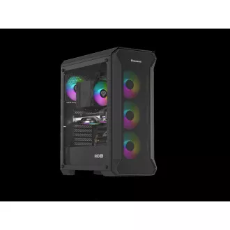 Računalniško ohišje Genesis IRID 505 ARGB V2/Midi Tower/Transpar/Black