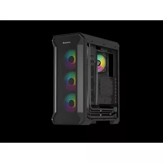 Računalniško ohišje Genesis IRID 505 ARGB V2/Midi Tower/Transpar/Black