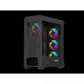 Računalniško ohišje Genesis IRID 505 ARGB V2/Midi Tower/Transpar/Black