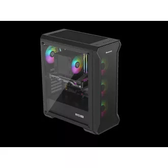 Računalniško ohišje Genesis IRID 505 ARGB V2/Midi Tower/Transpar/Black