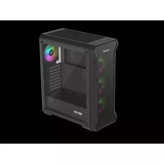 Računalniško ohišje Genesis IRID 505 ARGB V2/Midi Tower/Transpar/Black