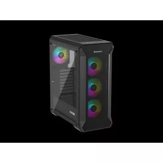 Računalniško ohišje Genesis IRID 505 ARGB V2/Midi Tower/Transpar/Black