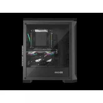 Računalniško ohišje Genesis IRID 505 ARGB V2/Midi Tower/Transpar/Black