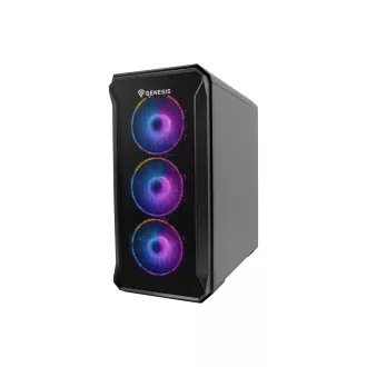 Računalniško ohišje Genesis IRID 503 ARGB V2/Micro Tower/Transpar/Black