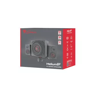 Genesis HELIUM 610/2.1/60W/črno/rdeči gaming zvočniki