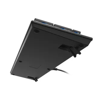 Genesis Gaming mehanska tipkovnica THOR 420/RGB/Content Slim Blue/Wireless USB/US layout/Gray