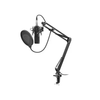Genesis Radium 300 mikrofon za pretakanje, XLR, kardioidna polarizacija, prilagodljiva roka, pop-filter
