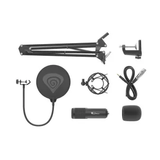 Genesis Radium 300 mikrofon za pretakanje, XLR, kardioidna polarizacija, prilagodljiva roka, pop-filter
