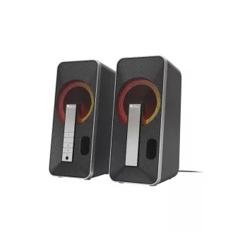 Genesis Gaming zvočniki HELIUM 100/RGB/Stereo/10W/črno-srebrni