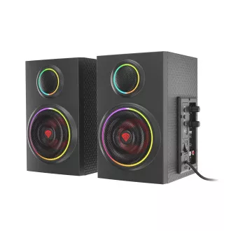 Zvočniki 2.0 24W GENESIS HELIUM 300BT ARGB, Bluetooth 5.0