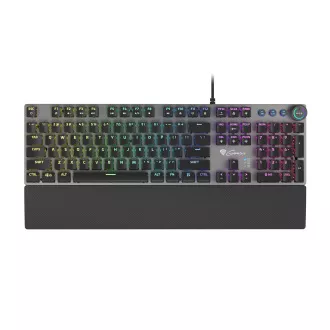 Genesis Gaming mehanska tipkovnica THOR 380/RGB/Outemu Blue/Wireless USB/US layout/Black