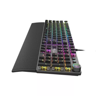 Genesis Gaming mehanska tipkovnica THOR 380/RGB/Outemu Blue/Wireless USB/US layout/Black