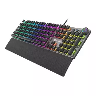 Genesis Gaming mehanska tipkovnica THOR 380/RGB/Outemu Blue/Wireless USB/US layout/Black