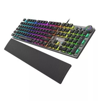 Genesis Gaming mehanska tipkovnica THOR 380/RGB/Outemu Blue/Wireless USB/US layout/Black
