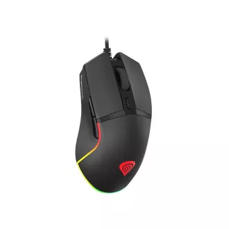 Genesis Gaming optična miška KRYPTON 220/RGB/6400 DPI/obročka/optična/6000 DPI/brezžični USB/črna