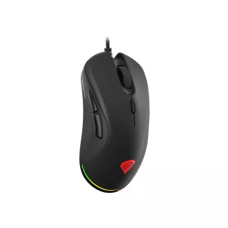 Genesis Gaming optična miška KRYPTON 200/RGB/6400 DPI/obročka/optična/6000 DPI/brezžični USB/črna