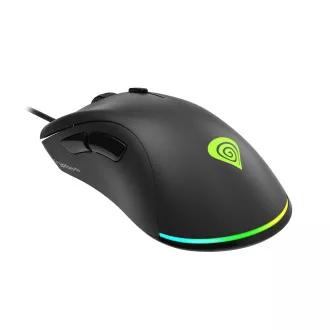 Genesis Gaming optična miška KRYPTON 200/RGB/6400 DPI/obročka/optična/6000 DPI/brezžični USB/črna