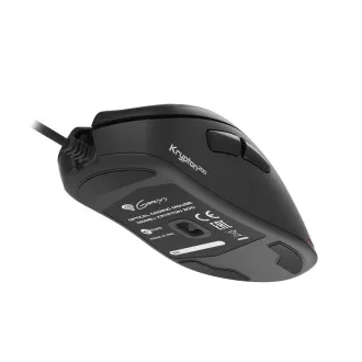 Genesis Gaming optična miška KRYPTON 200/RGB/6400 DPI/obročka/optična/6000 DPI/brezžični USB/črna