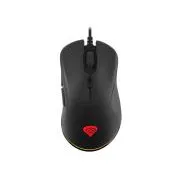 Genesis Gaming optična miška KRYPTON 200/RGB/6400 DPI/obročka/optična/6000 DPI/brezžični USB/črna