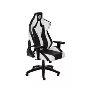Gaming stol Genesis NITRO 650 belo-črna tkanina