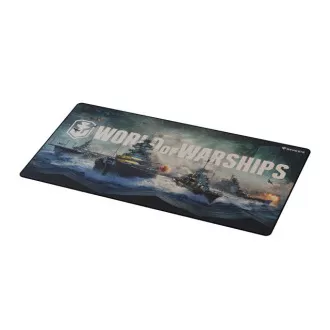 Gaming podloga za miško Genesis CARBON 500 WORLD of WARSHIPS ARMADA, MAXI 90x45cm