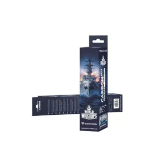 Gaming podloga za miško Genesis CARBON 500 WORLD of WARSHIPS, M 30x25cm Gaming podloga za miško Genesis CARBON 500 WORLD of WARSHIPS, M 30x25cm
