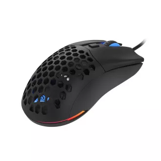 Genesis Gaming optična miška KRYPTON 750/RGB/8000 DPI/obročki/Optični/8000 DPI/Wireless USB/črna