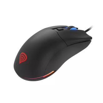 Genesis Gaming optična miška KRYPTON 750/RGB/8000 DPI/obročki/Optični/8000 DPI/Wireless USB/črna