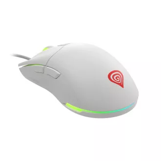 Genesis Gaming optična miška KRYPTON 750/RGB/8000 DPI/obročki/Optični/8000 DPI/Wireless USB/White Genesis Gaming optična miška KRYPTON 750/RGB/8000 DPI/obročki/Optični/8000 DPI/Wireless USB/White