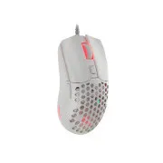Genesis Gaming optična miška KRYPTON 750/RGB/8000 DPI/obročki/Optični/8000 DPI/Wireless USB/White