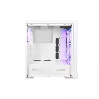 Računalniško ohišje Genesis IRID 505 ARGB V2/Midi Tower/Transpar./White