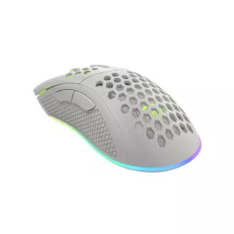Genesis Gaming optična miška KRYPTON 555/nemška/optična/8000 DPI/brezžični USB/bela Genesis Gaming optična miška KRYPTON 555/nemška/optična/8000 DPI/brezžični USB/bela