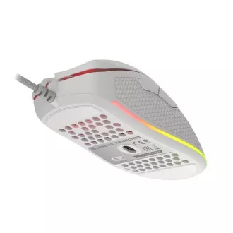 Genesis Gaming optična miška KRYPTON 555/nemška/optična/8000 DPI/brezžični USB/bela Genesis Gaming optična miška KRYPTON 555/nemška/optična/8000 DPI/brezžični USB/bela