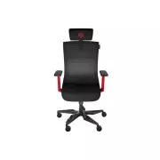 GENESIS ergonomski igralni stol ASTAT 700 črno-rdeč