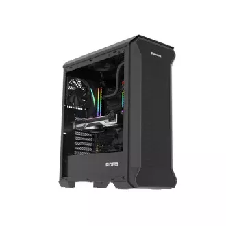 Računalniško ohišje Genesis IRID 505F/Midi Tower/Transpar/Black