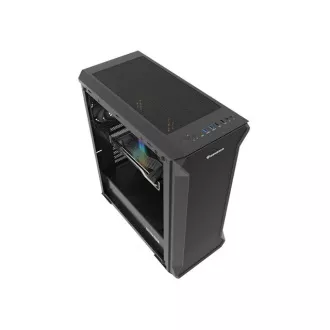Računalniško ohišje Genesis IRID 505F/Midi Tower/Transpar/Black