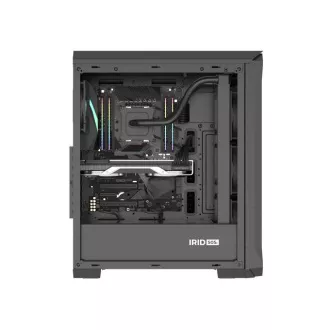 Računalniško ohišje Genesis IRID 505F/Midi Tower/Transpar/Black