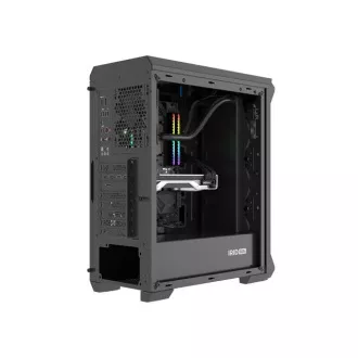 Računalniško ohišje Genesis IRID 505F/Midi Tower/Transpar/Black
